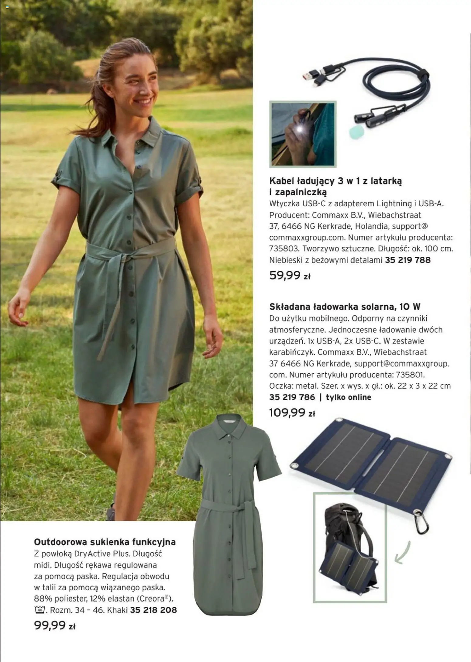 Tchibo promocje od 19.05.2026 | Strona: 12 | Produkty: Sukienka, Kabel, Ładowarka