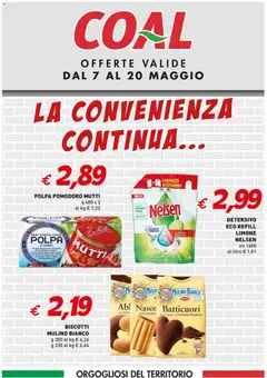 Anteprima del volantino Coal volantino La convenienza continua valido a partire dal 07.05.2026
