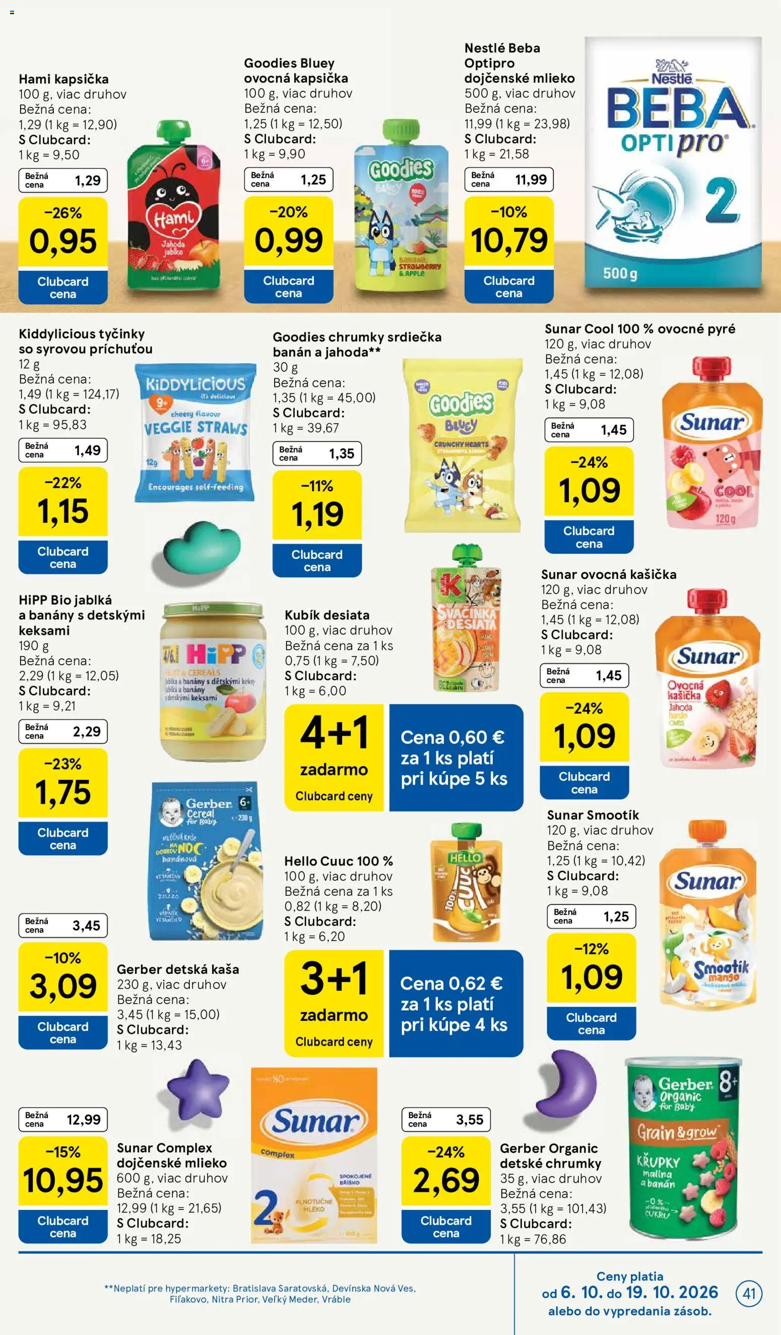 Nové Tesco akcie – leták je platný od 07.10.2026 | Strana: 41