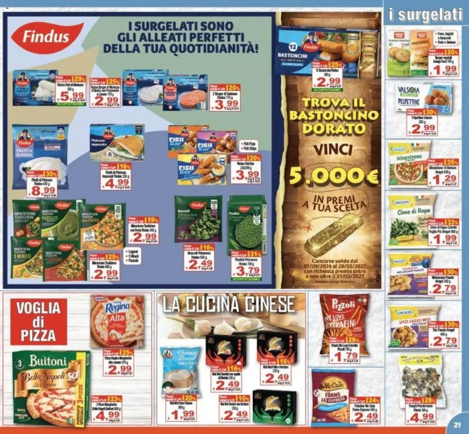 Volantino CTS del 23/09/2026 | Pagina: 21 | Prodotti: Minestrone, Pizza, Fichi, Forno
