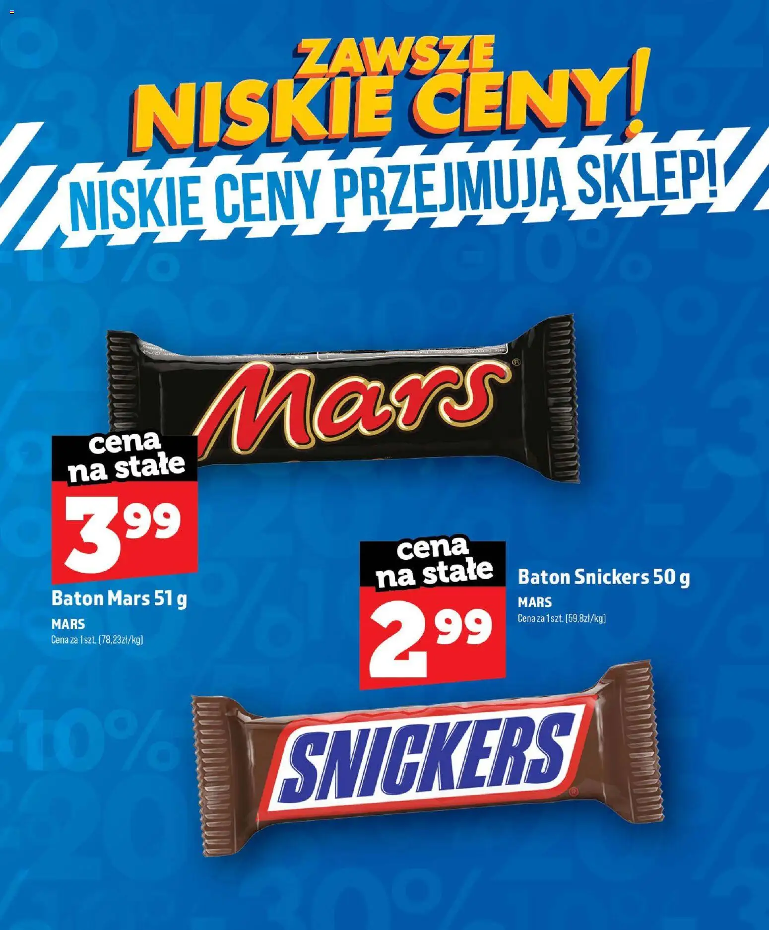 Topaz gazetka - Zawsze Niskie Ceny od 01.07.2026 | Strona: 46 | Produkty: Snickers, Baton, Baton Mars