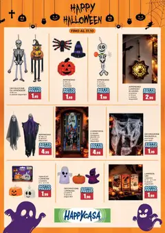 Anteprima del volantino Happy Casa volantino Halloween valido a partire dal 27/10/2026