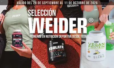 Vista previa Costco Selección Weider válido desde el 28/09/2026