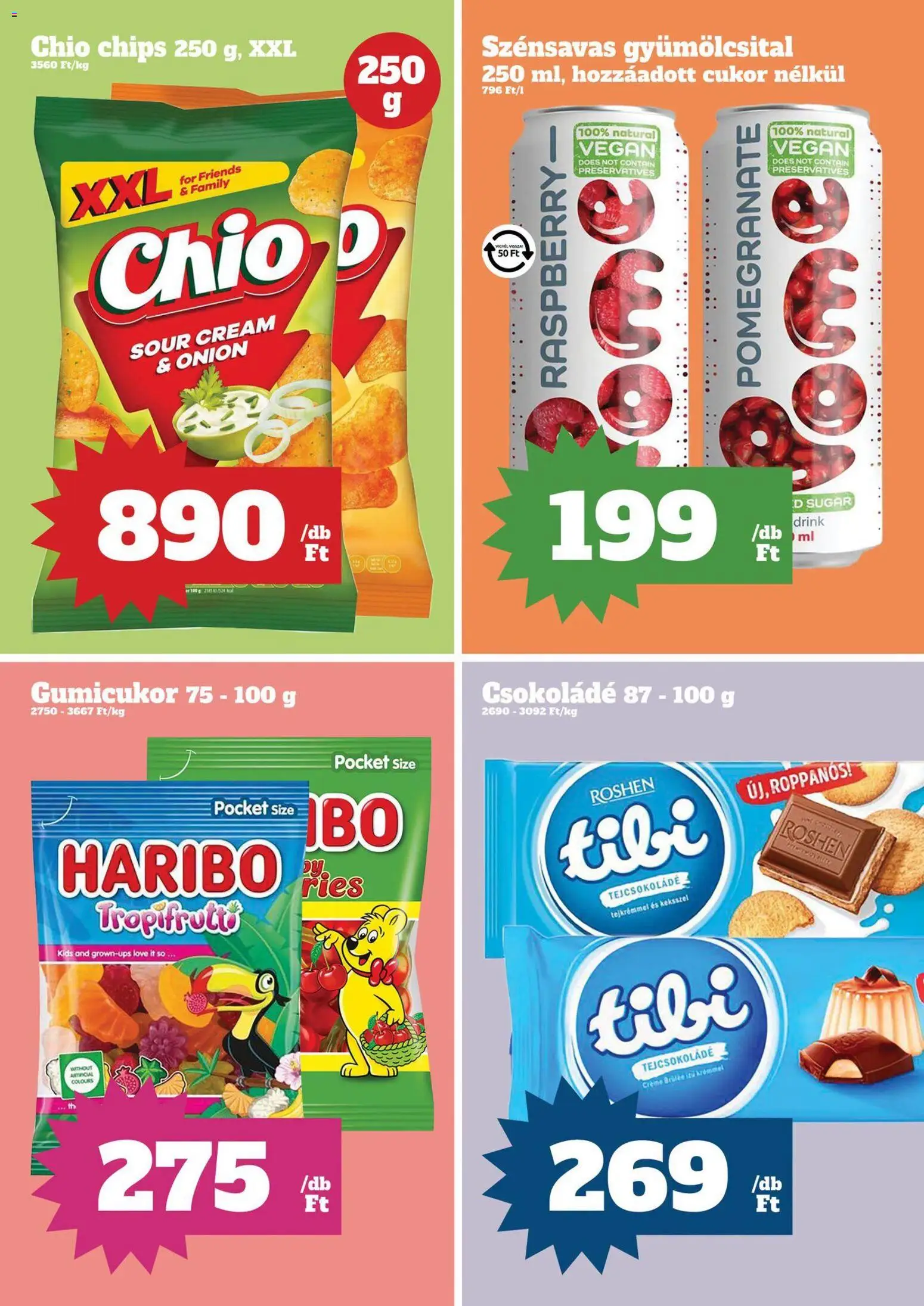 Vil-For akciós ujság - amely érvényes a következő dátumtól: 2026.10.01. | Oldal: 3 | Termékek: Haribo, Gyümölcsital, Gumicukor, Só