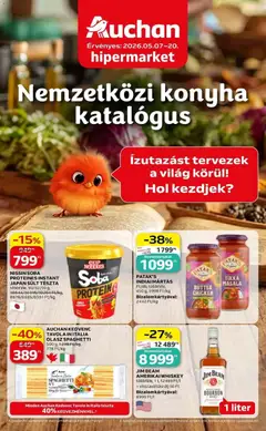 Auchan Nemzetközi konyha ajánlataink Budapest - amely érvényes a következő dátumtól: 07.05.2026