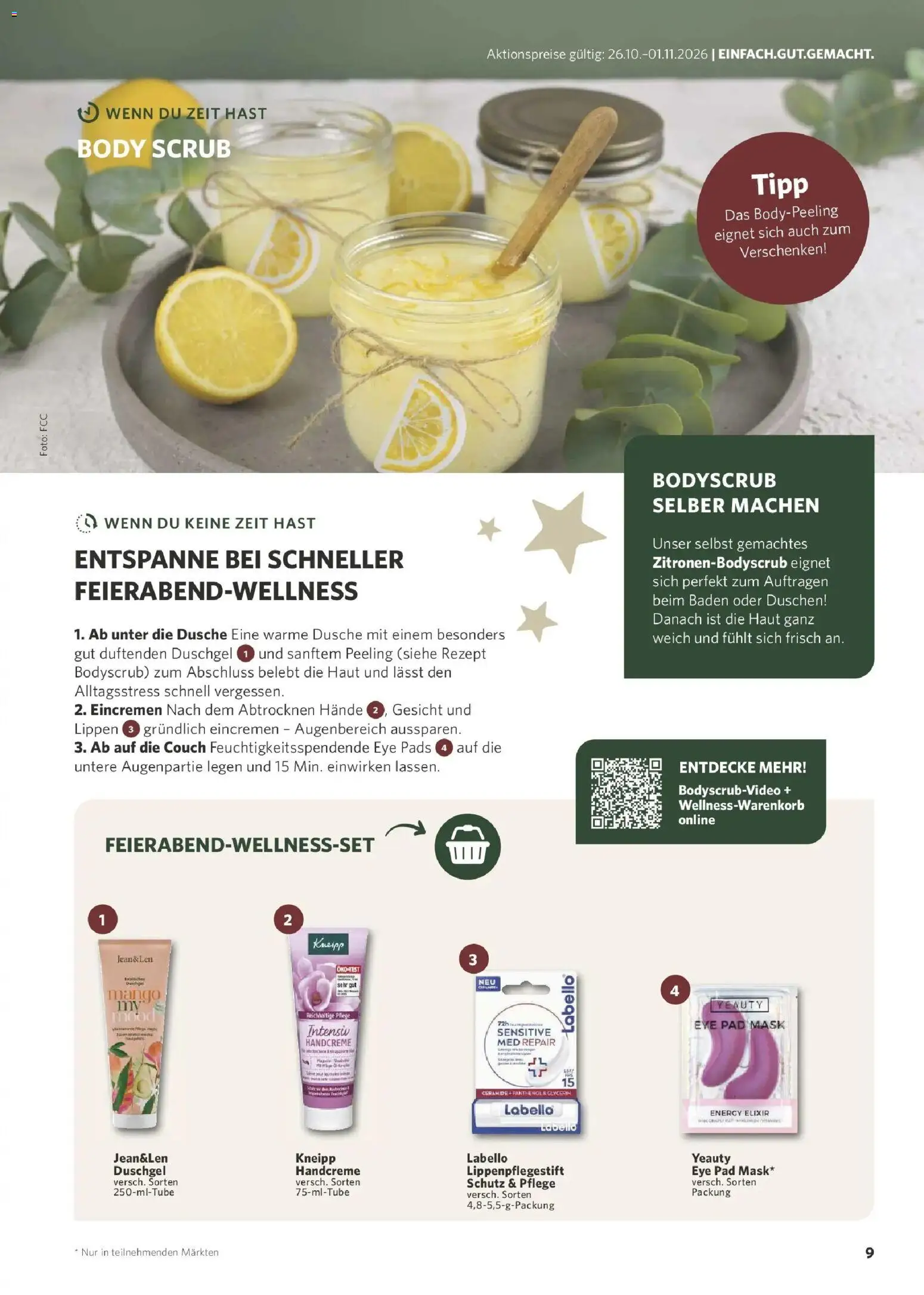Combi Aktueller Prospekt (ab 26.10.2026) zum Blättern | Seite: 9 | Produkte: Energy, Couch, Dusche, Mango