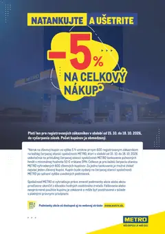 Metro leták platný od 15.10.2026