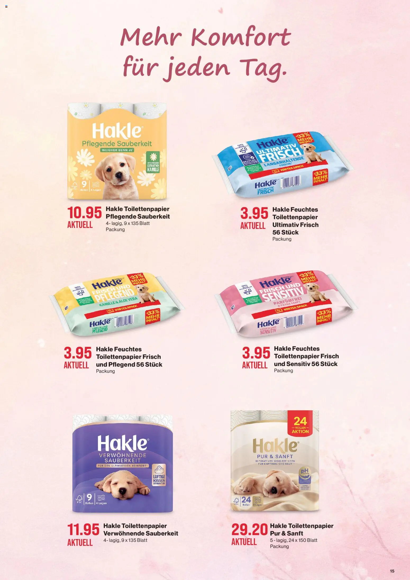 SPAR aktionen – gültig ab 13.08.2026 | Seite: 15 | Produkte: Kissen, Feuchtes Toilettenpapier, Toilettenpapier