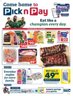 Pick n Pay specials catalogue – valid from 20/07/2026