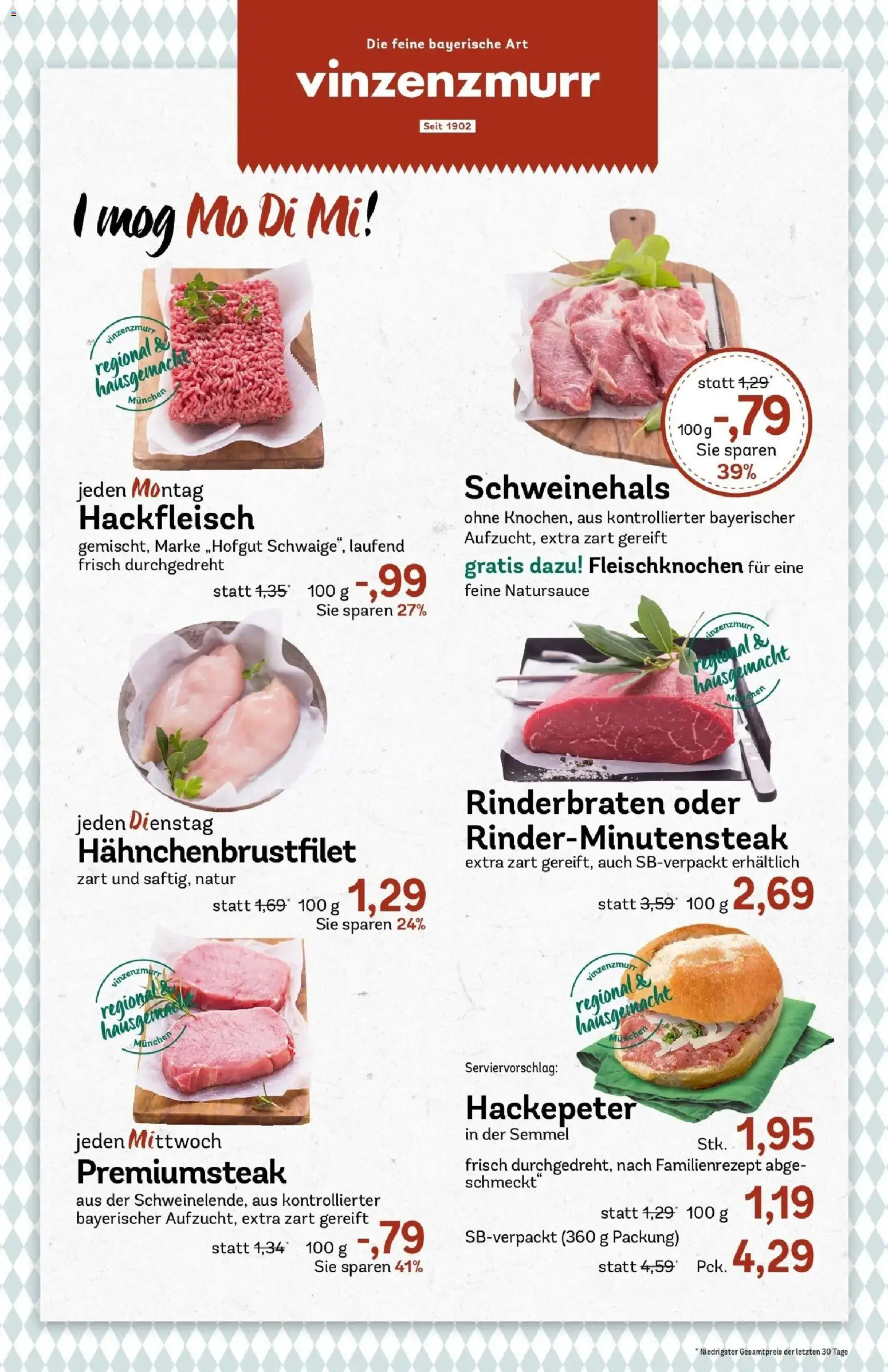 REWE Prospekt ab 26.10.2026 zum Blättern » Angebote | Seite: 8 | Produkte: Rinderbraten, Hackfleisch