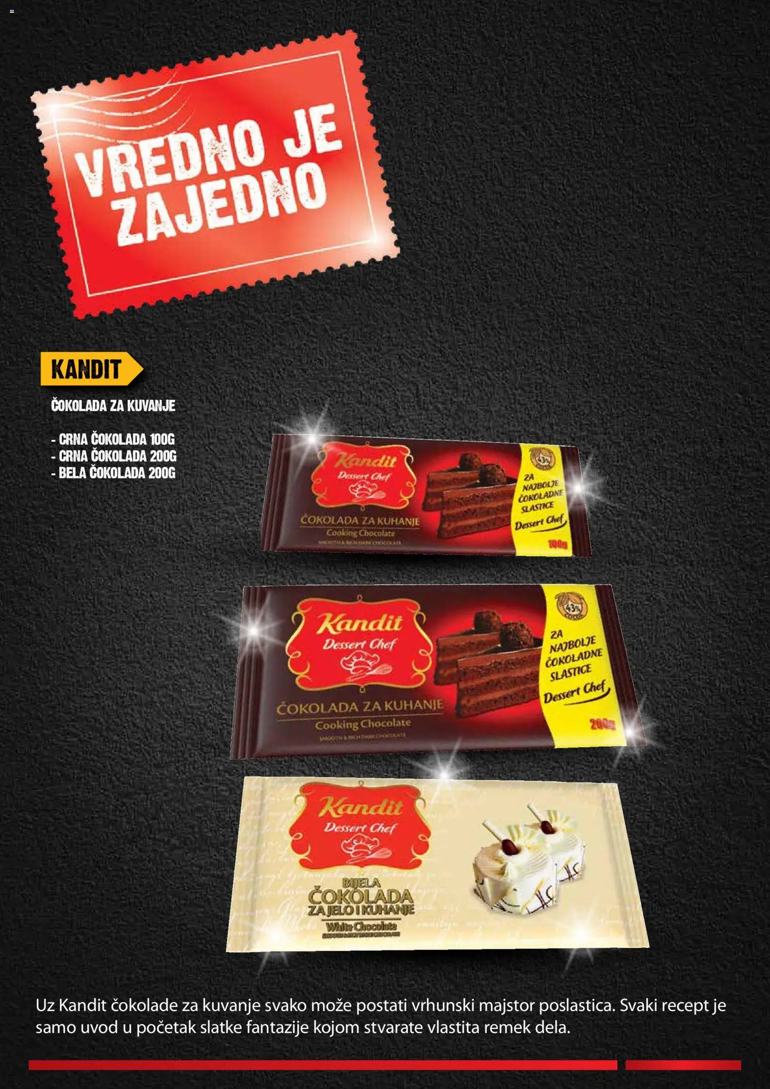 Mercator katalog - važi od 16.04.2026 | Strana: 14 | Proizvode: Čokolada za kuvanje, Čokolada