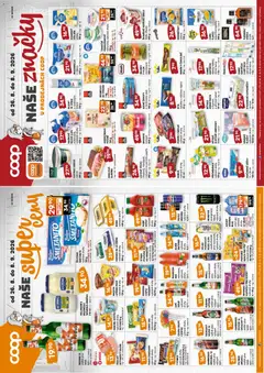 Náhled letáku Coop leták od 26.08.2026 | Strana: 4 | Produkty: Vlhčené ubrousky, Nanuk, Mozzarella, Gambrinus