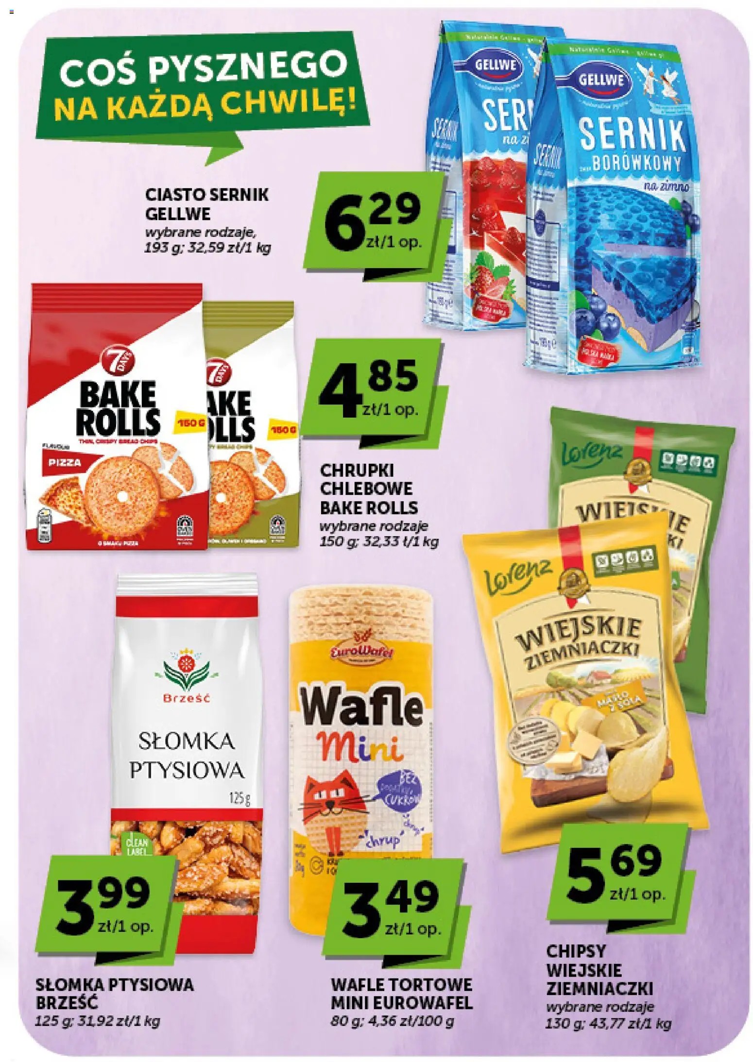 Euro Sklep gazetka od 09.07.2026 | Strona: 33 | Produkty: Chipsy, Wafle, Wafle tortowe, Ziemniaczki