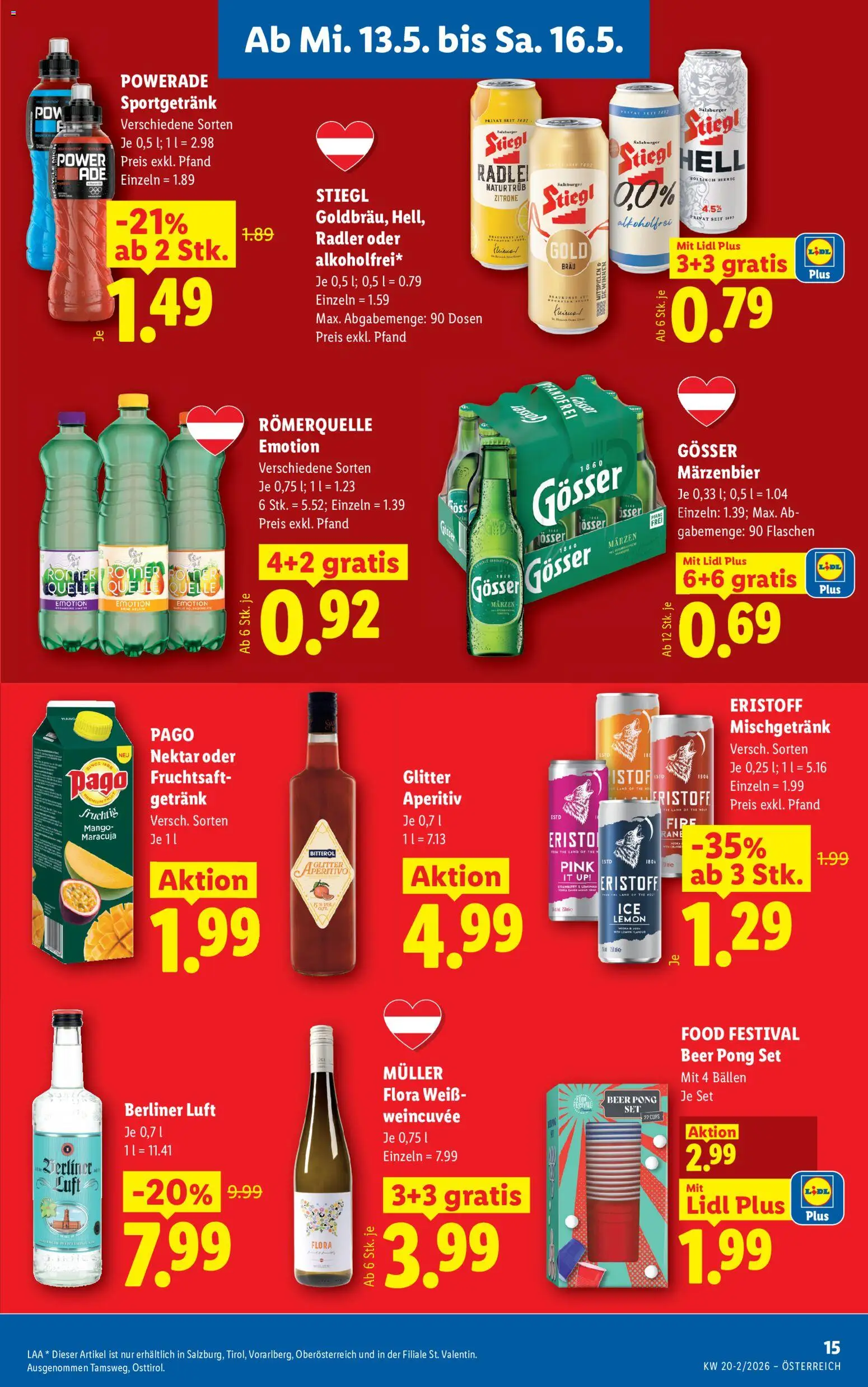 Lidl Flugblatt - Altenmarkt im Pongau, St. Johann im Pongau, Zell am See gültig ab 13.05.2026 | Seite: 19 | Produkte: Zitrone, Mango