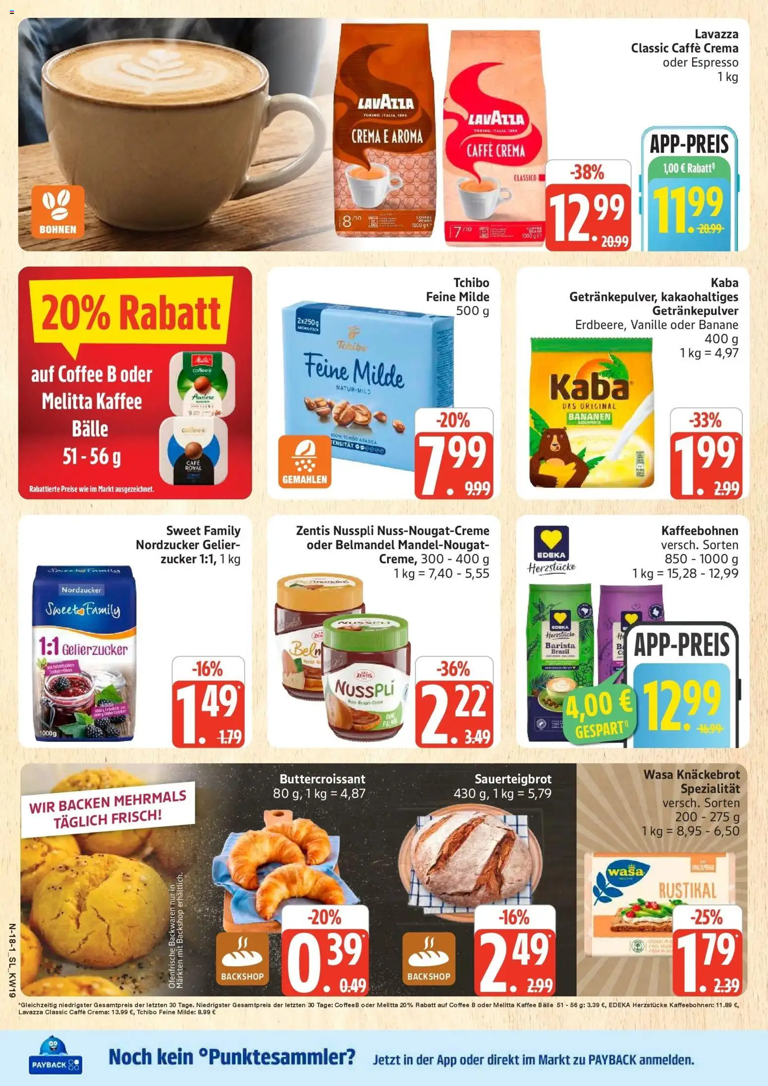 Marktkauf Prospekt Schleswig	 – gültig ab 04.05.2026 | Seite: 21 | Produkte: Lavazza, Kaffee, Bananen, Wasa knackebrot