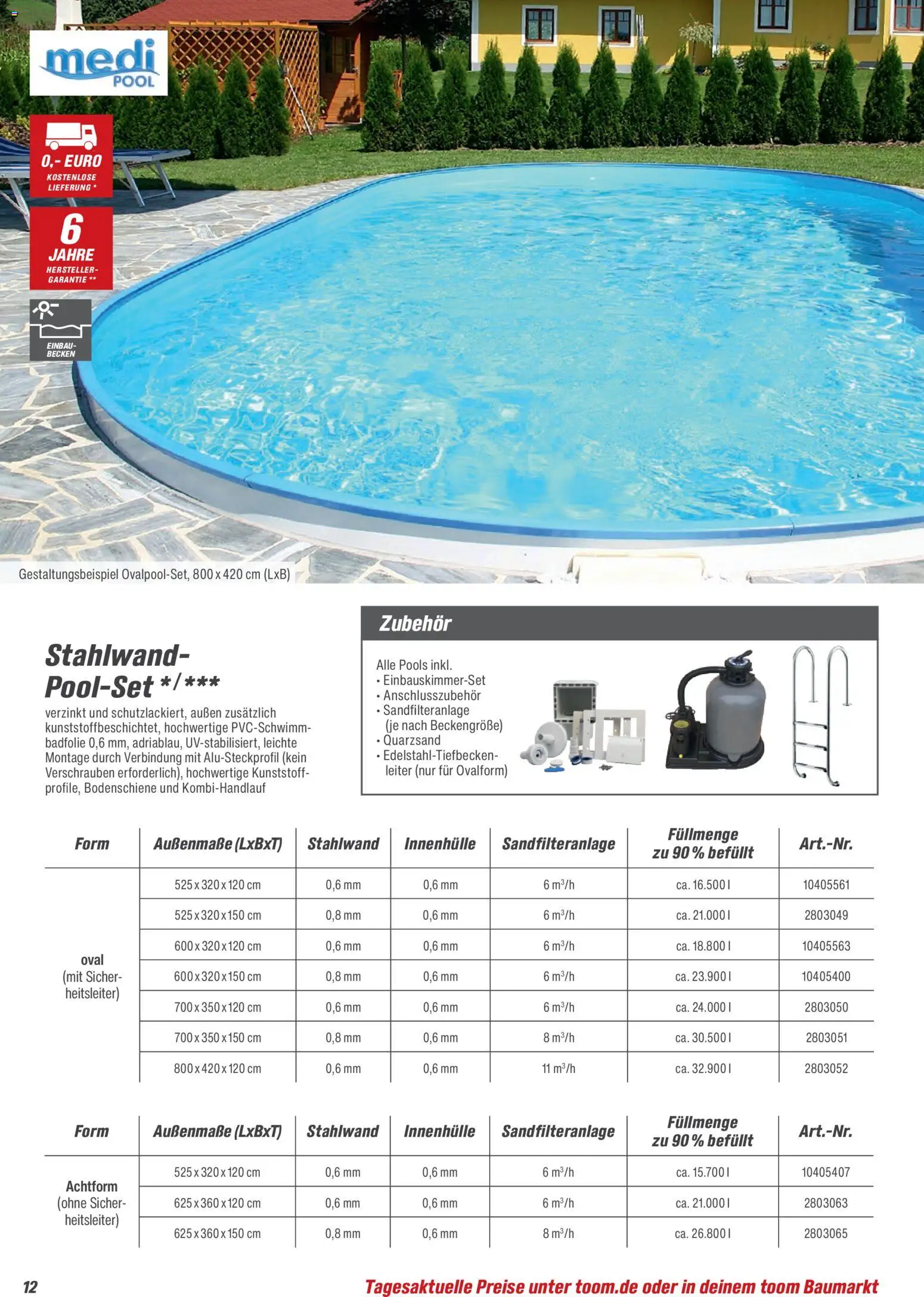 Toom Baumarkt - Pool, Sauna & Klima 2026 – gültig ab 14.03.2026 | Seite: 12