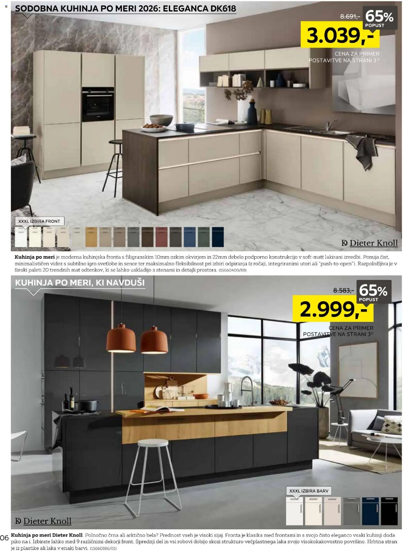 Novi XXXL Lesnina katalog ponudbe – veljaven od 29.06.2026 | Stran: 6 | Izdelki: Kuhinja