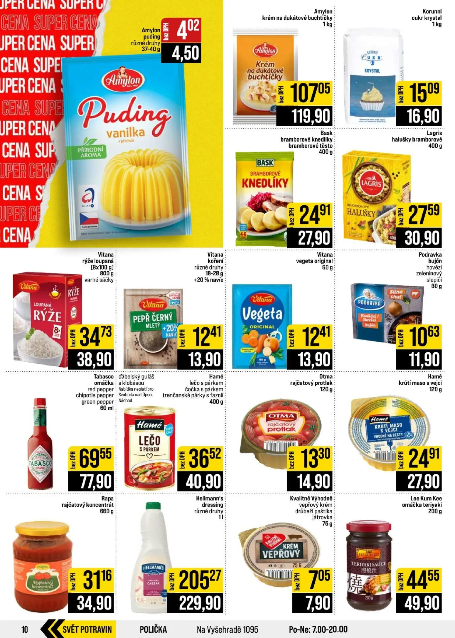 Jip leták - Cash & Carry od 19.08.2026 | Strana: 10 | Produkty: Dressing, Rajčatový protlak, Vanilka, Bujón