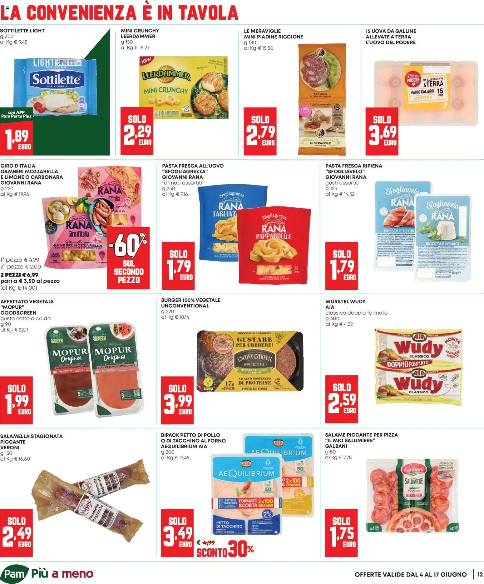 Volantino Panorama del 04.06.2026 | Pagina: 12 | Prodotti: Salamella, Salame, Limone, Prosciutto