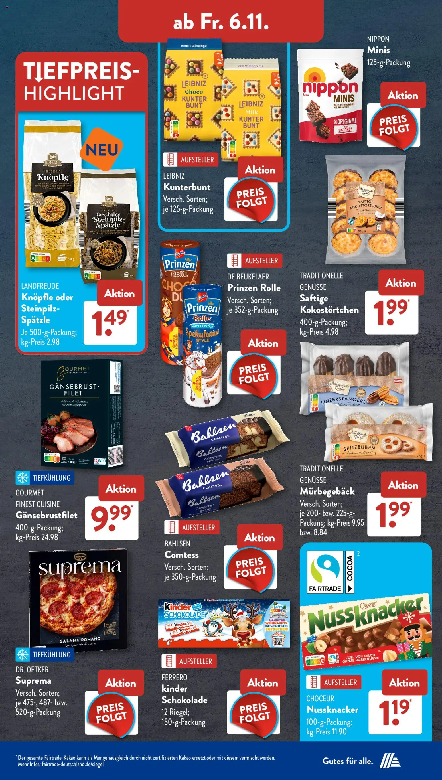 Aldi Süd Prospekt – gültig ab 02.11.2026 | Seite: 13 | Produkte: Schokolade