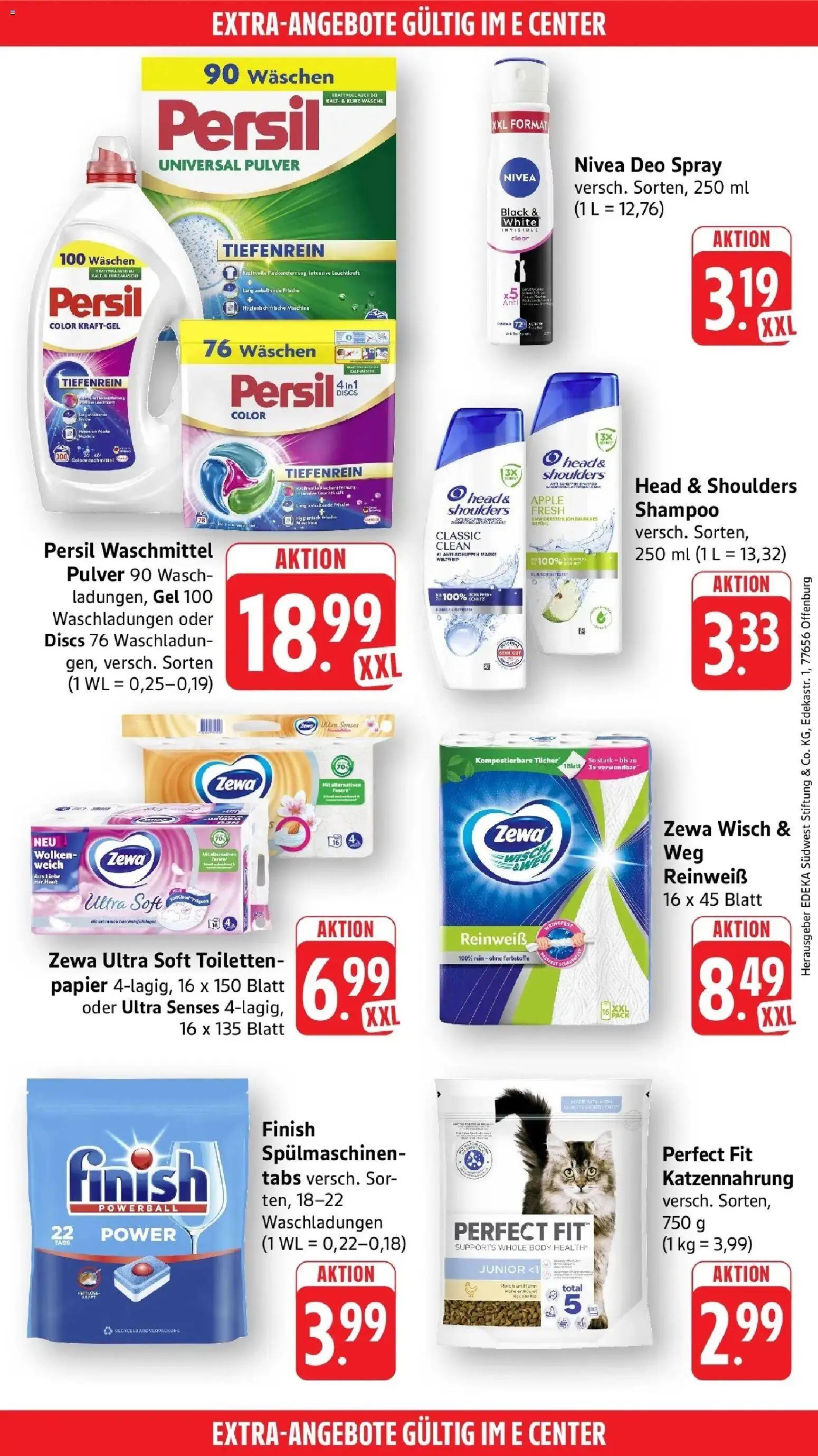 Edeka Prospekt Trier – gültig ab 08.06.2026 | Seite: 55 | Produkte: Shampoo, Apple, Waschmittel, Persil