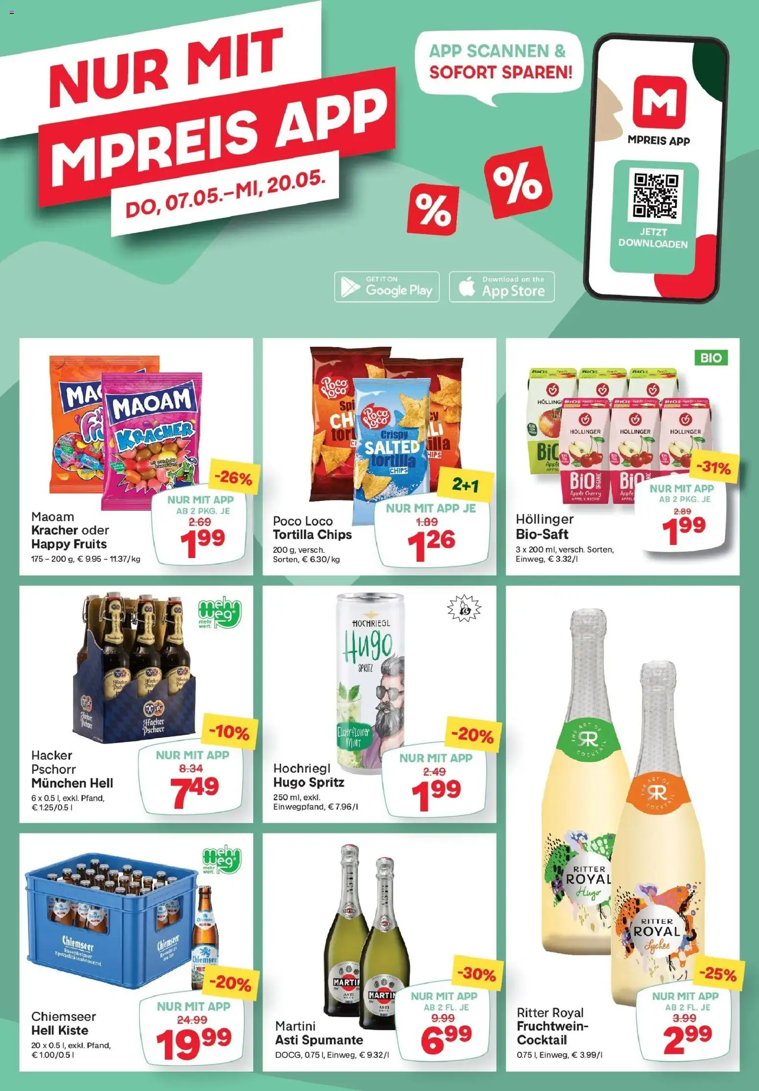 MPREIS Steyr gültig ab 12.05.2026 | Seite: 14 | Produkte: Chips, Apple, Äpfel