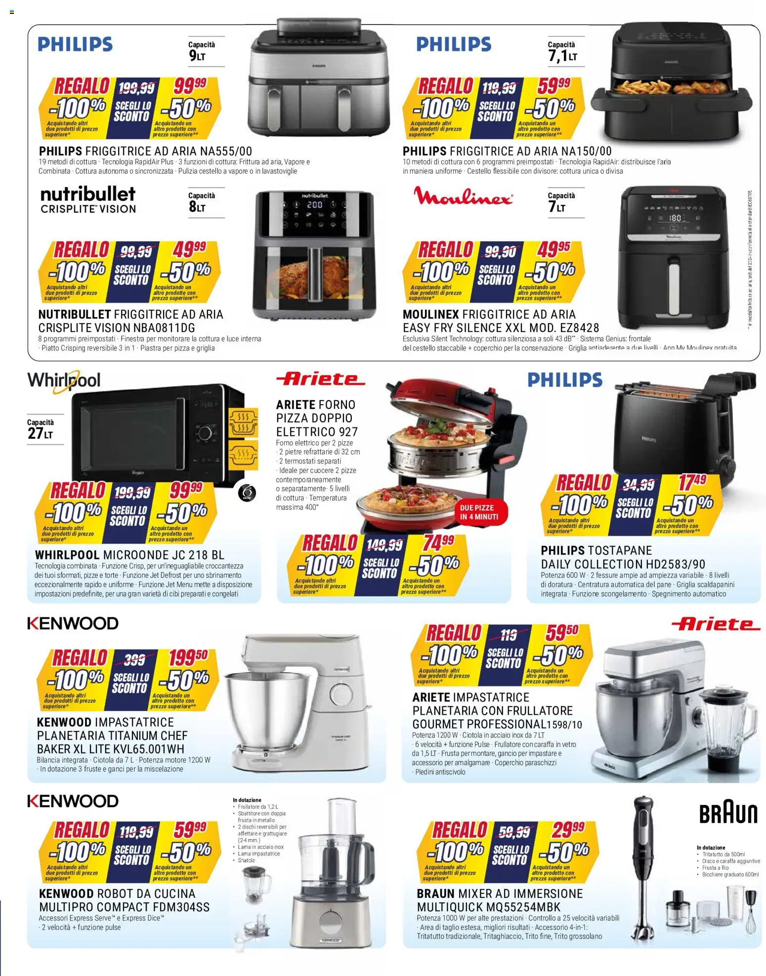 Volantino Trony del 29/10/2026 | Pagina: 30 | Prodotti: Pane, Tritatutto, Disco, Mixer
