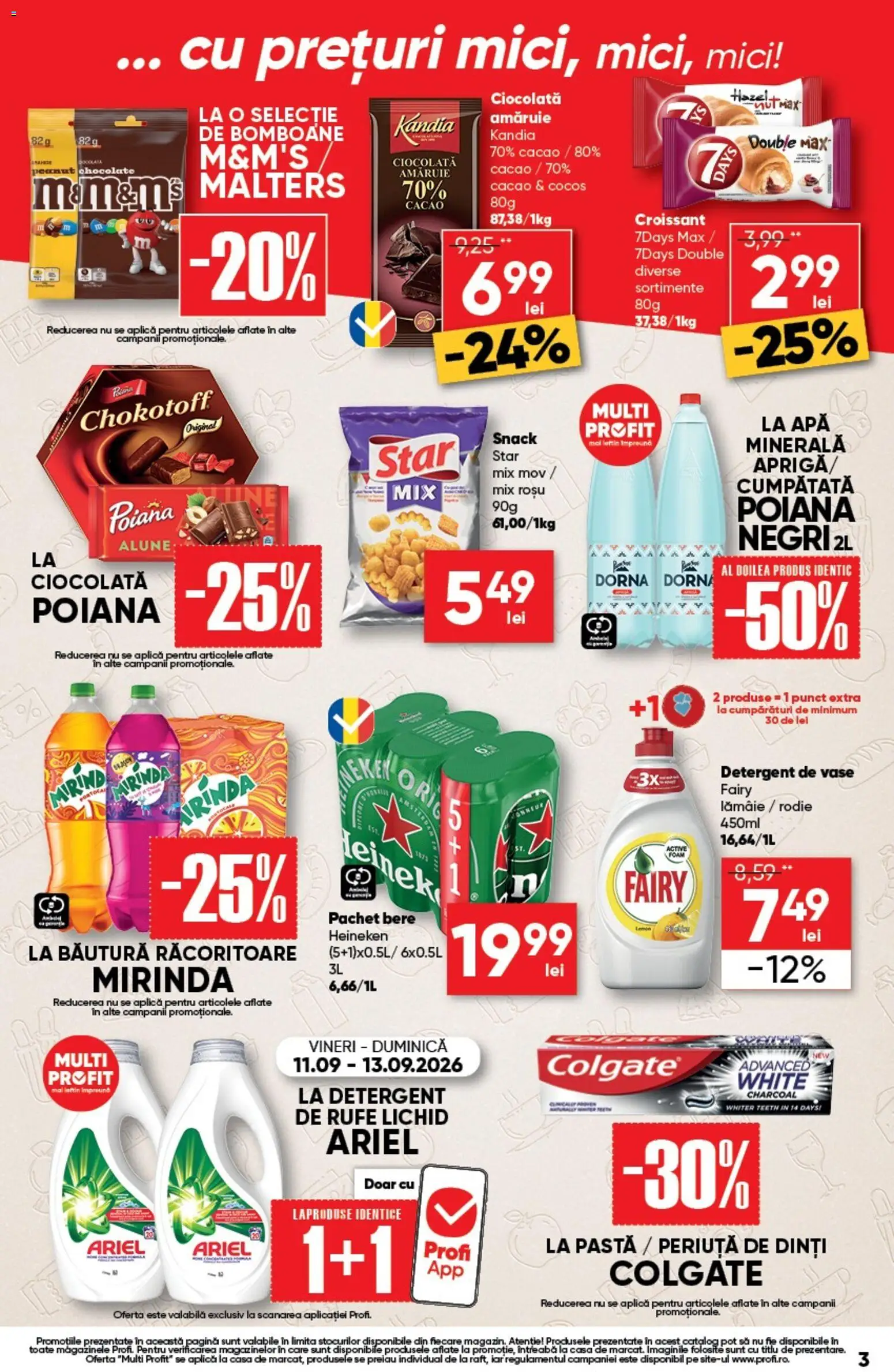 Noul catalog Profi – valabil de la 10.09.2026 | Pagină: 3 | Produse: Vase, Mici, Bere, Apă