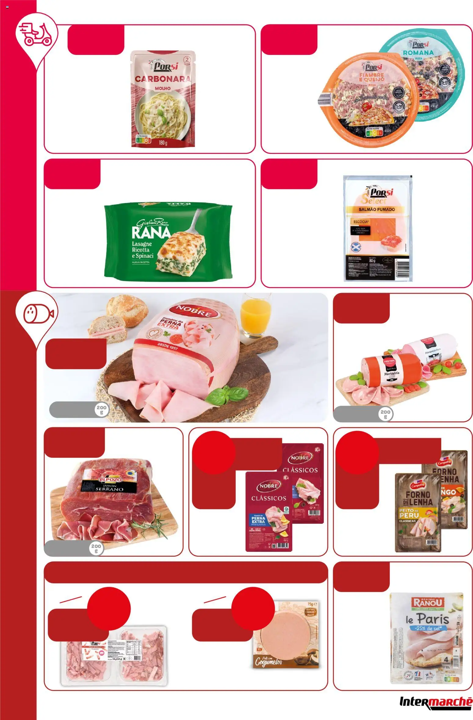 Intermarché Folheto Contact │ válido de 28.05.2026 | Página: 10 | Produtos: Forno, Salmão, Queijo, Cogumelos