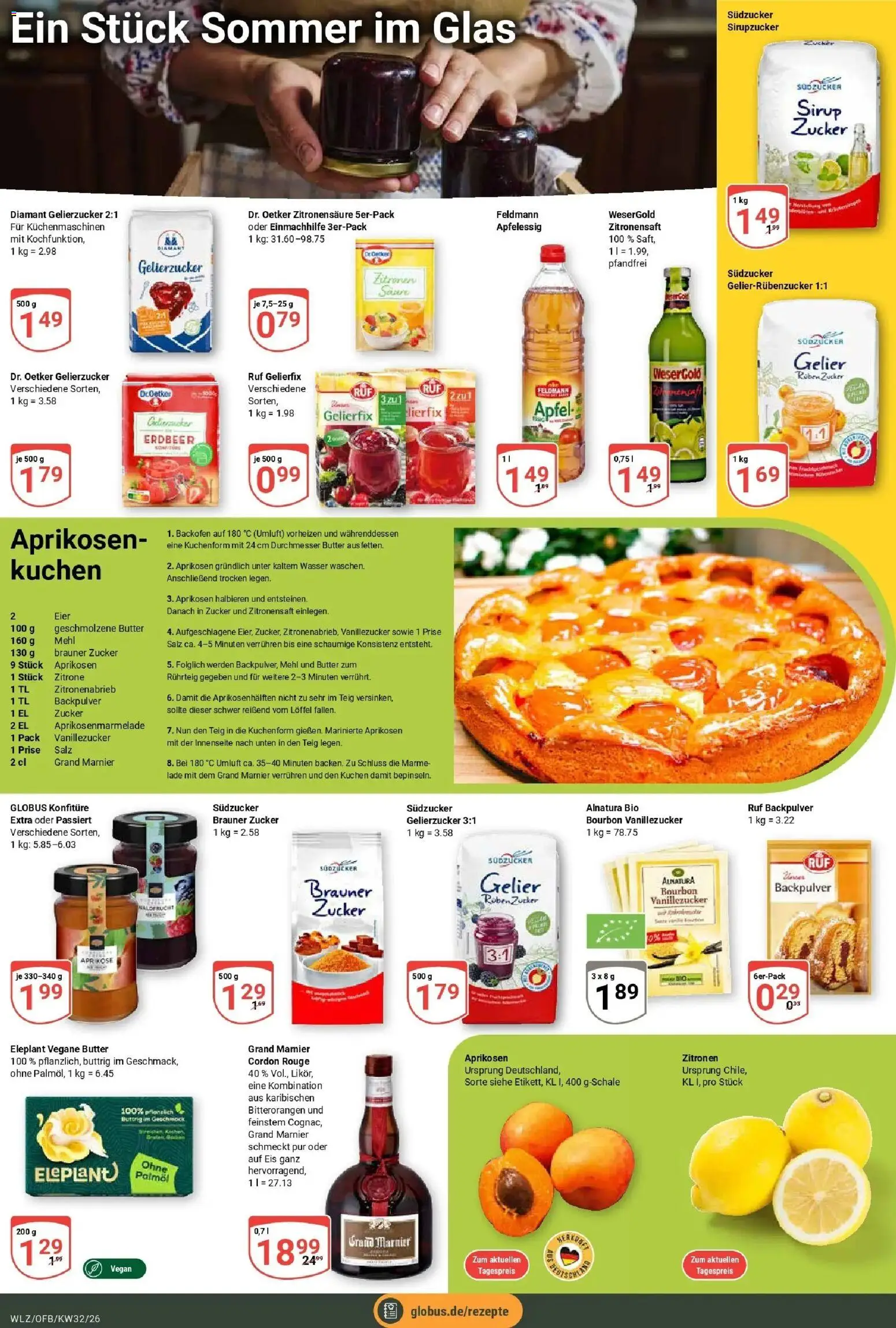 Globus Prospekt Weischlitz (ab 03.08.2026) » Angebote online | Seite: 14 | Produkte: Rouge, Wasser, Salz, Kuchen