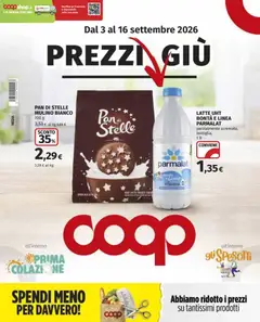 Anteprima del volantino COOP volantino Monza valido a partire dal 03/09/2026