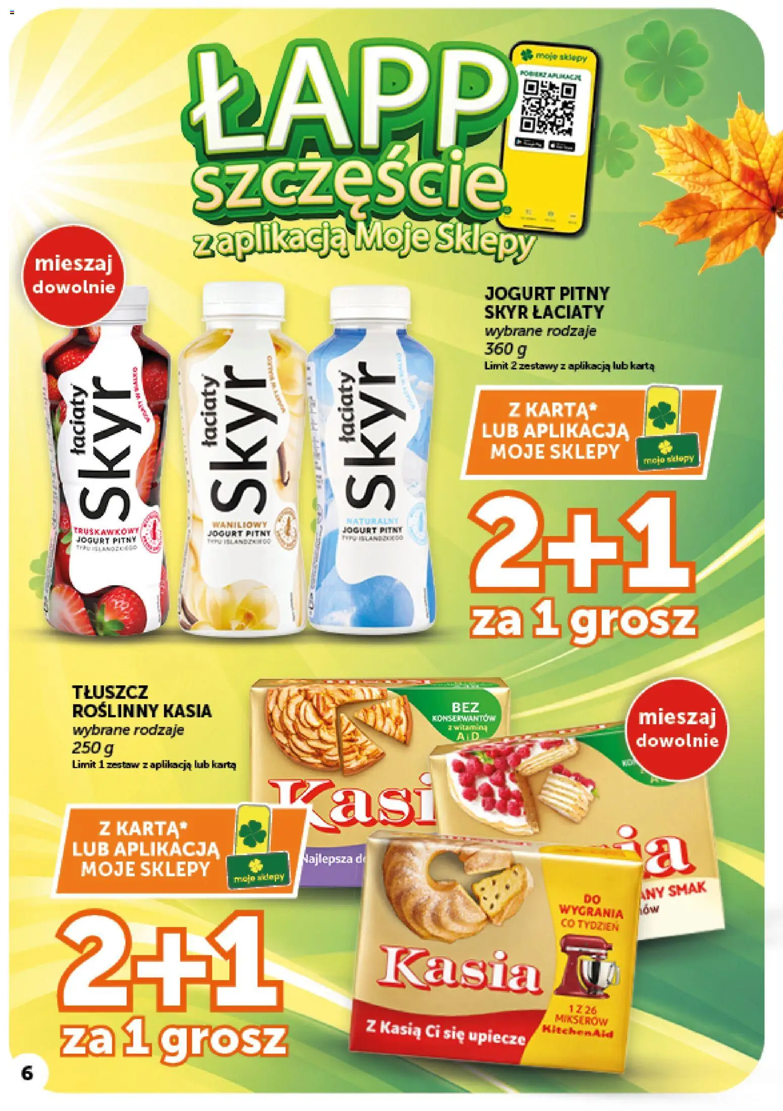 Euro Sklep gazetka - Minimarket od 15.10.2026 | Strona: 6 | Produkty: Skyr waniliowy, Jogurt pitny, Jogurt, Skyr