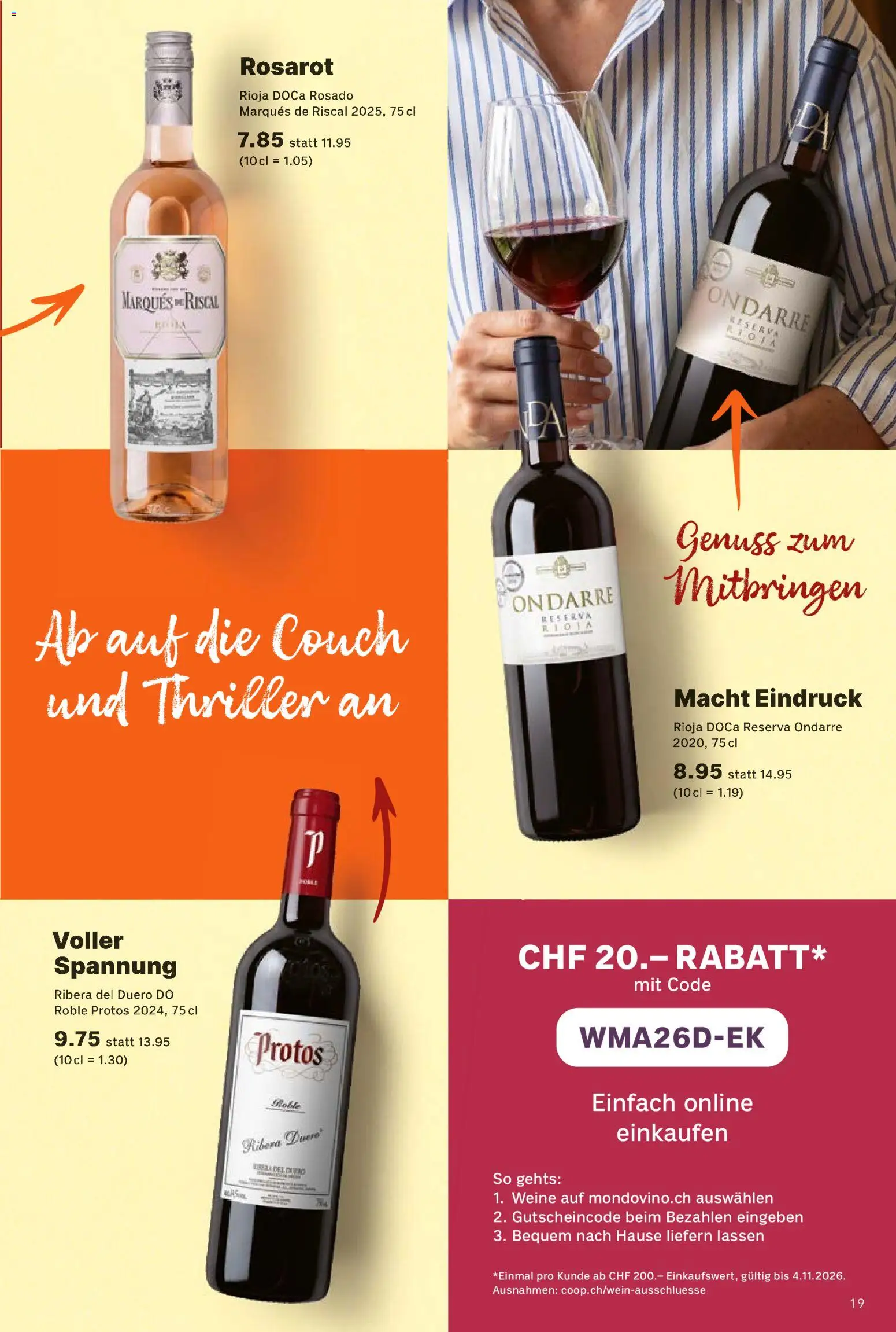 Coop aktionen Vino Spanien – gültig ab 15.10.2026 | Seite: 19