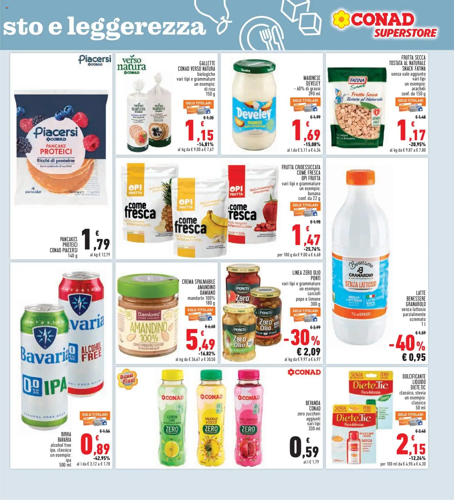 Volantino Conad del 07.05.2026 | Pagina: 17 | Prodotti: Olio, Lime, Latte senza lattosio, Arachidi