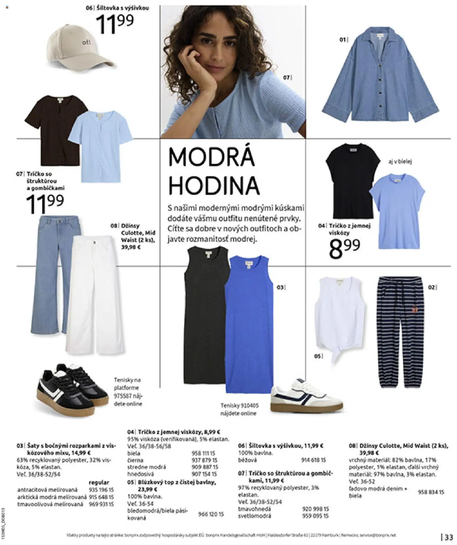 Nové Bonprix akcie – leták je platný od 05.05.2026 | Strana: 35 | Produkty: Šaty, Tričko