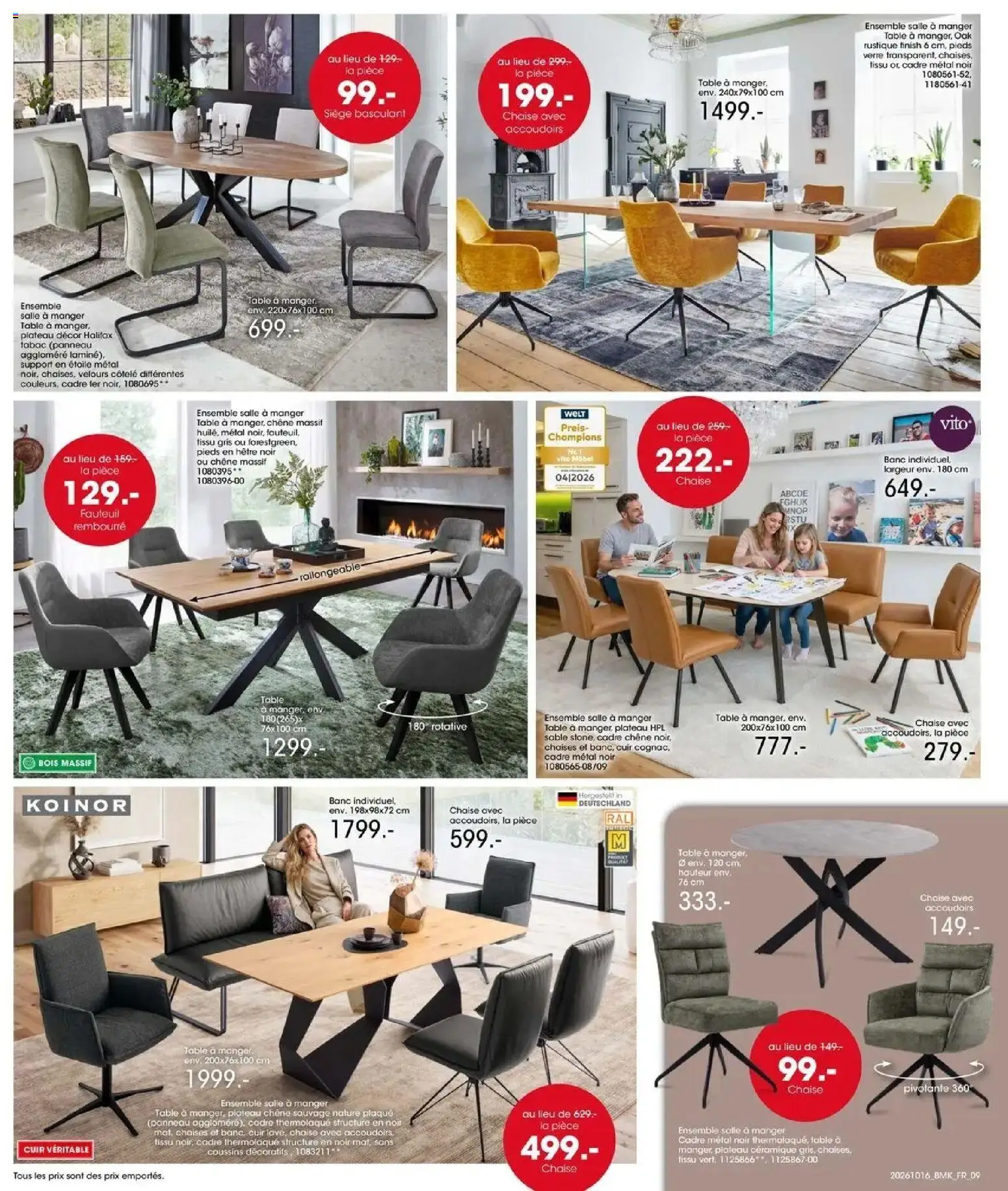 {H1} | Page: 9 | Produits: Plateau, Chaise, Table à manger, Sable