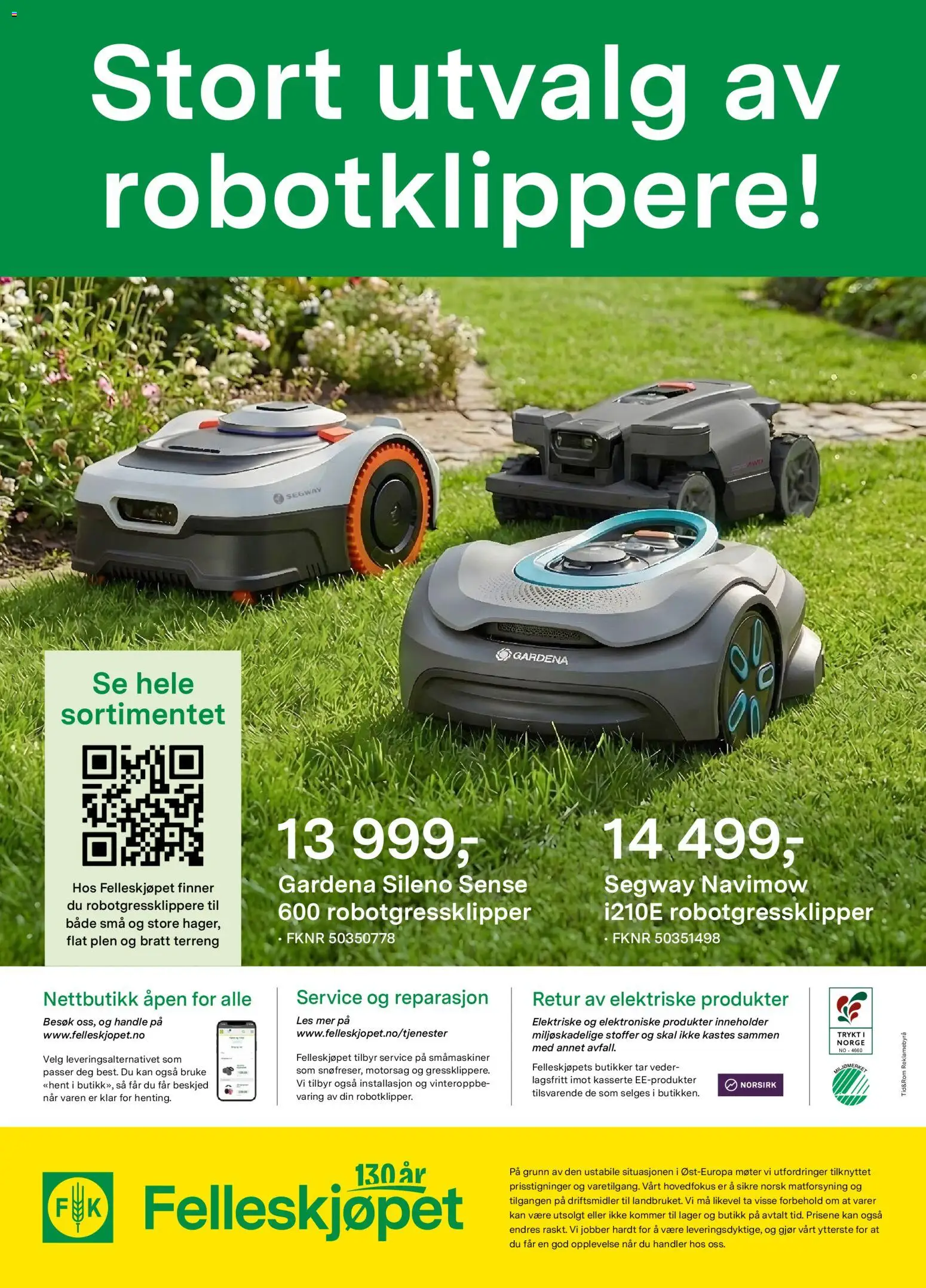 {H1} | Side: 8 | Produkter: Robotgressklipper, Motorsag