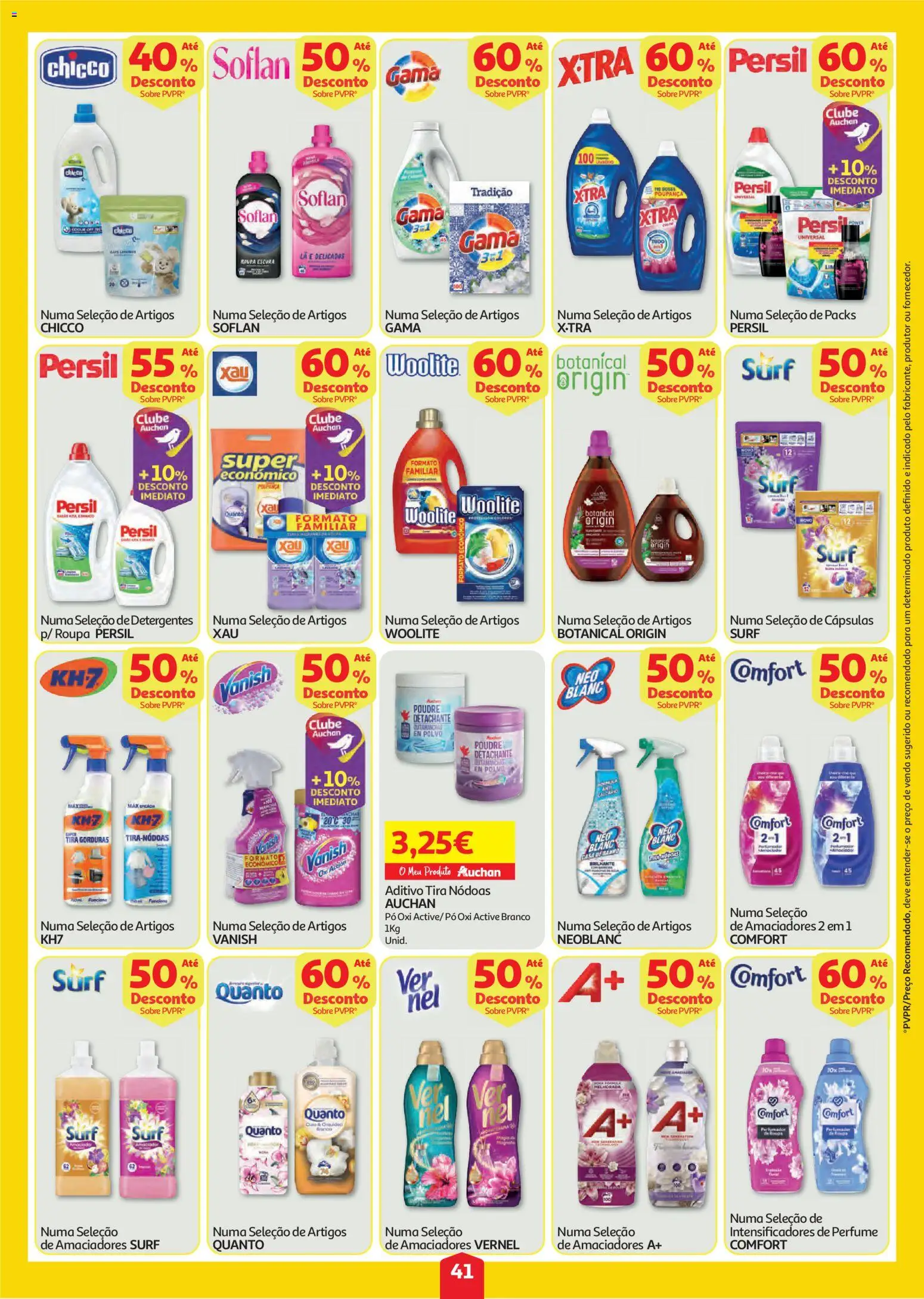 Auchan folheto │ válido de 06/08/2026 | Página: 41 | Produtos: Perfume, Pó, Polvo, Persil