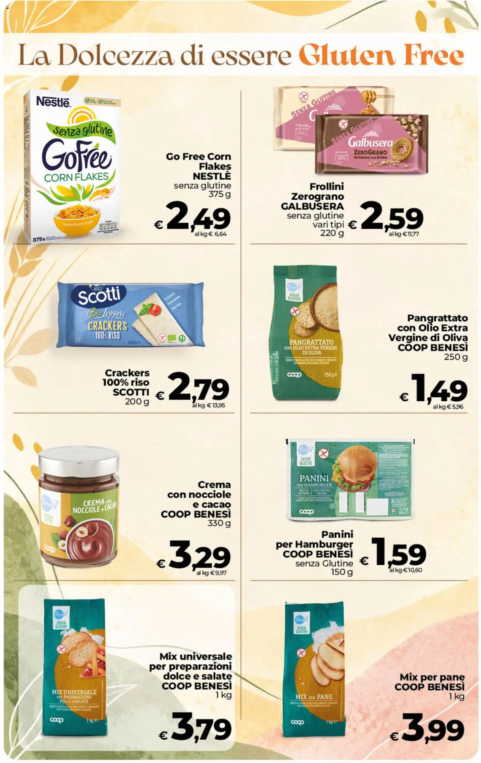 Volantino Ipercoop del 23/10/2026 | Pagina: 8 | Prodotti: Olio, Nocciole, Crackers, Lievito