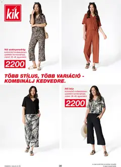Kik akciós újság - amely érvényes a következő dátumtól: 25.05.2026 | Oldal: 8 | Termékek: Blúz