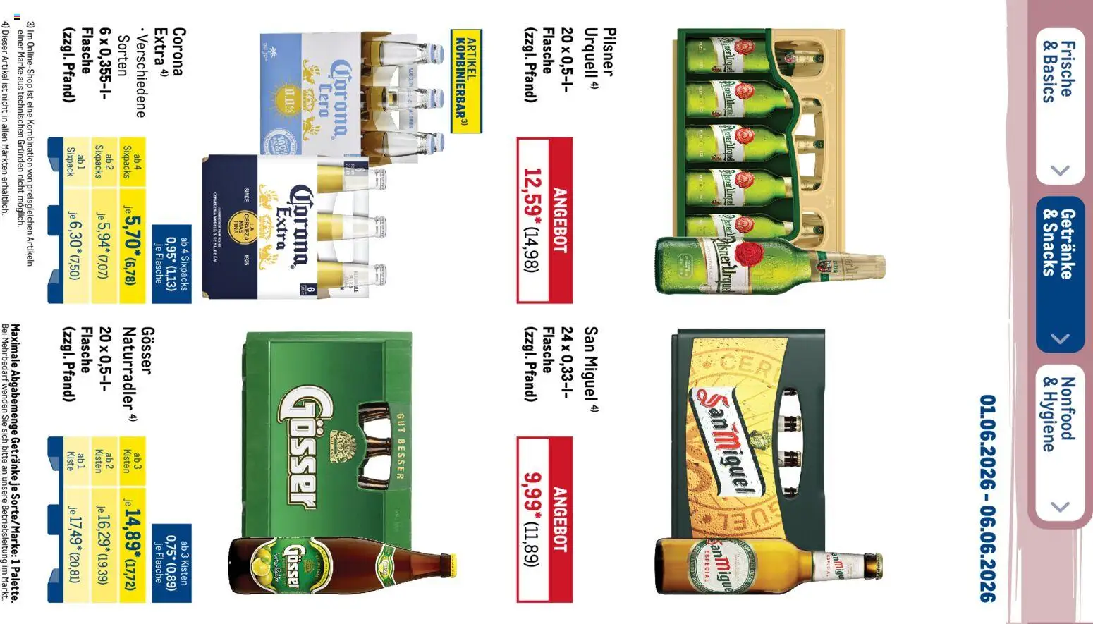 Metro Prospekt – gültig ab 01.06.2026 | Seite: 31 | Produkte: Pilsner urquell