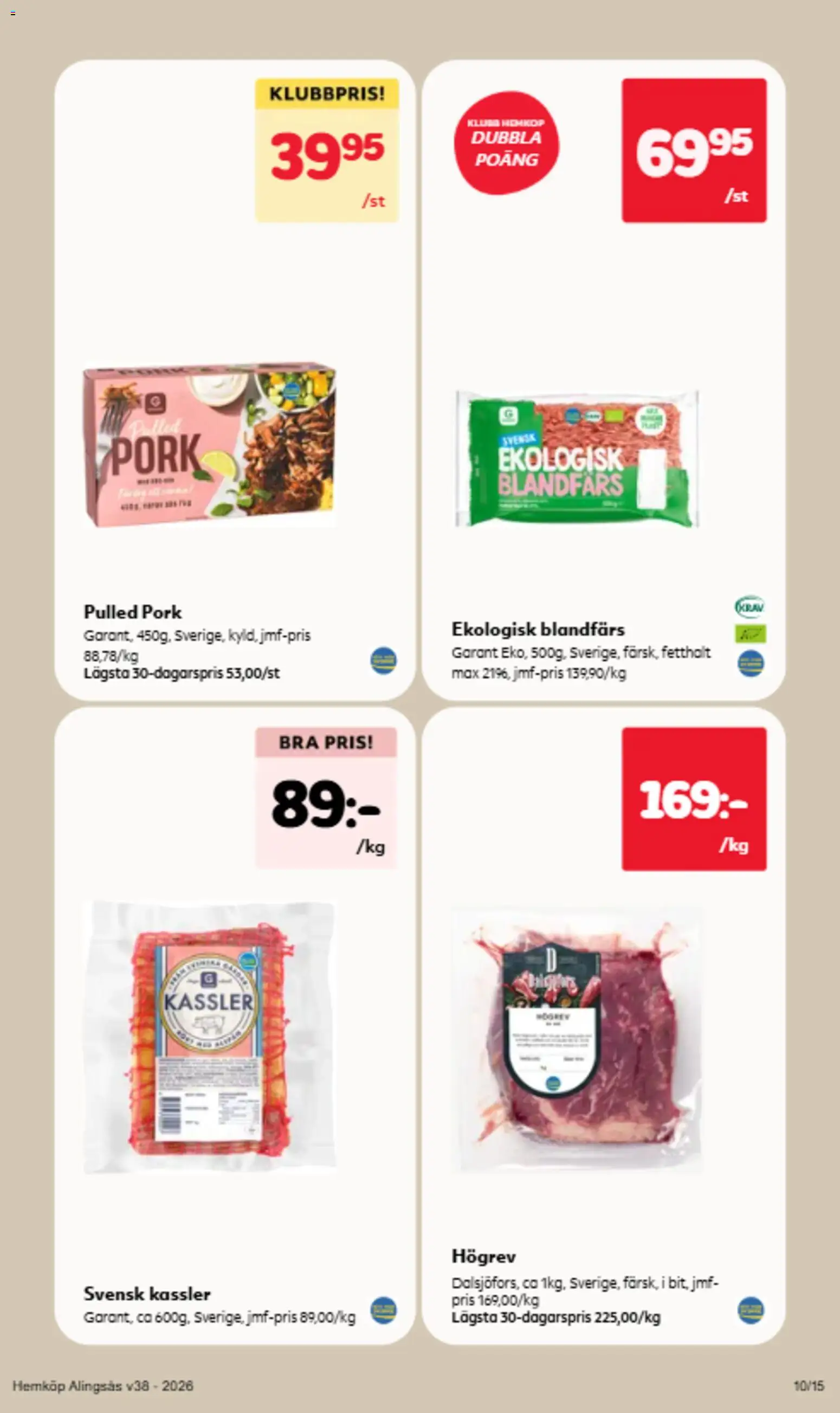 Hemköp reklamblad aktuell från 14/09/2026 | Sida: 14