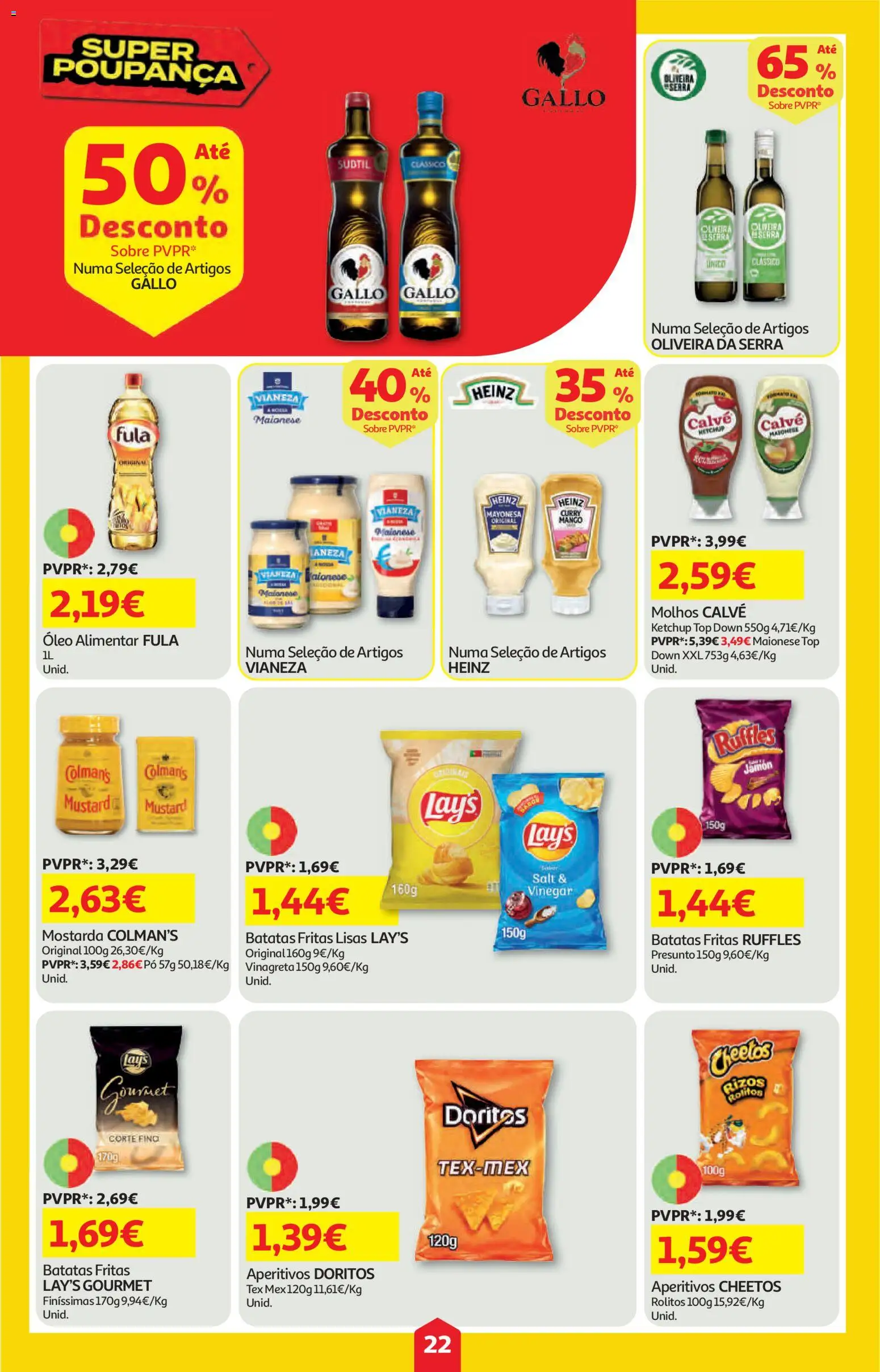 Auchan folheto │ válido de 21.05.2026 | Página: 22 | Produtos: Top, Pó, Maionese, Batatas fritas