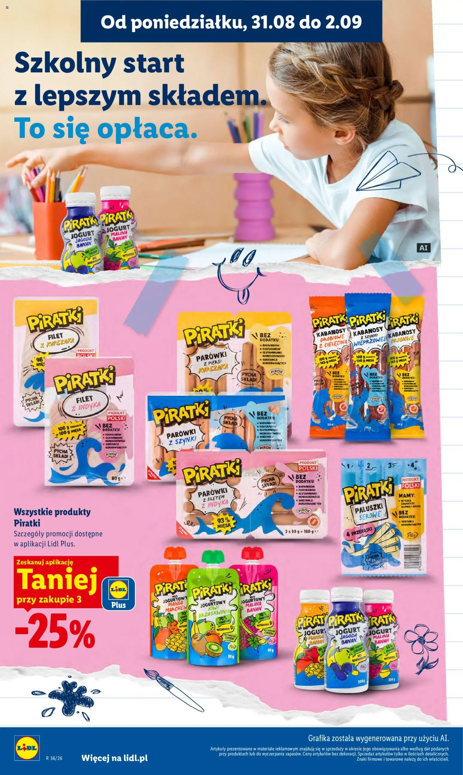 Lidl Polsko leták od 31.08.2026 | Strana: 44 | Produkty: Mango, Kiwi, Banán, Pikok