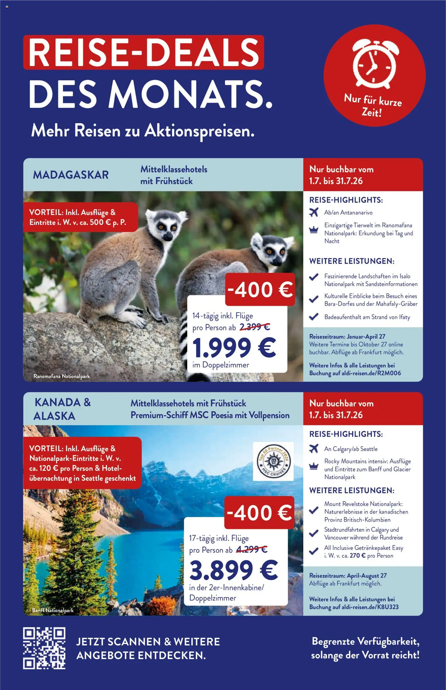 Aldi Reisen Reisemagazin – gültig ab 01.07.2026 | Seite: 3