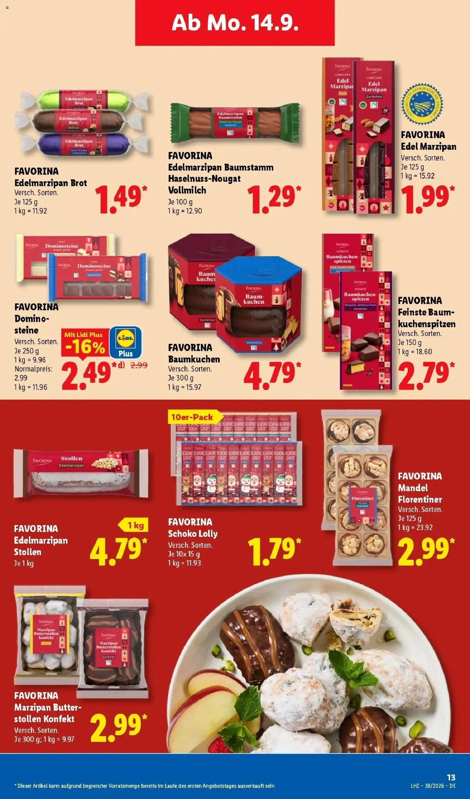 Lidl Prospekt Einbeck (ab 14.09.2026) zum Blättern » Angebote | Seite: 27 | Produkte: Butter, Brot, Kuchen