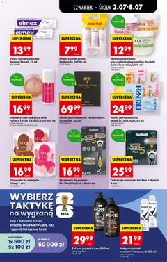 Pogląd oferty "Maszynka do golenia Bic Flex 5 Hybrid + 2 ostrza, Maszynka do golenia Bic Flex 5 Hybrid + 2 ostrza" - ważna od 02.07.2026 | Strona: 65 | Produkty: Prysznic, Masło, Żel pod prysznic, Woda