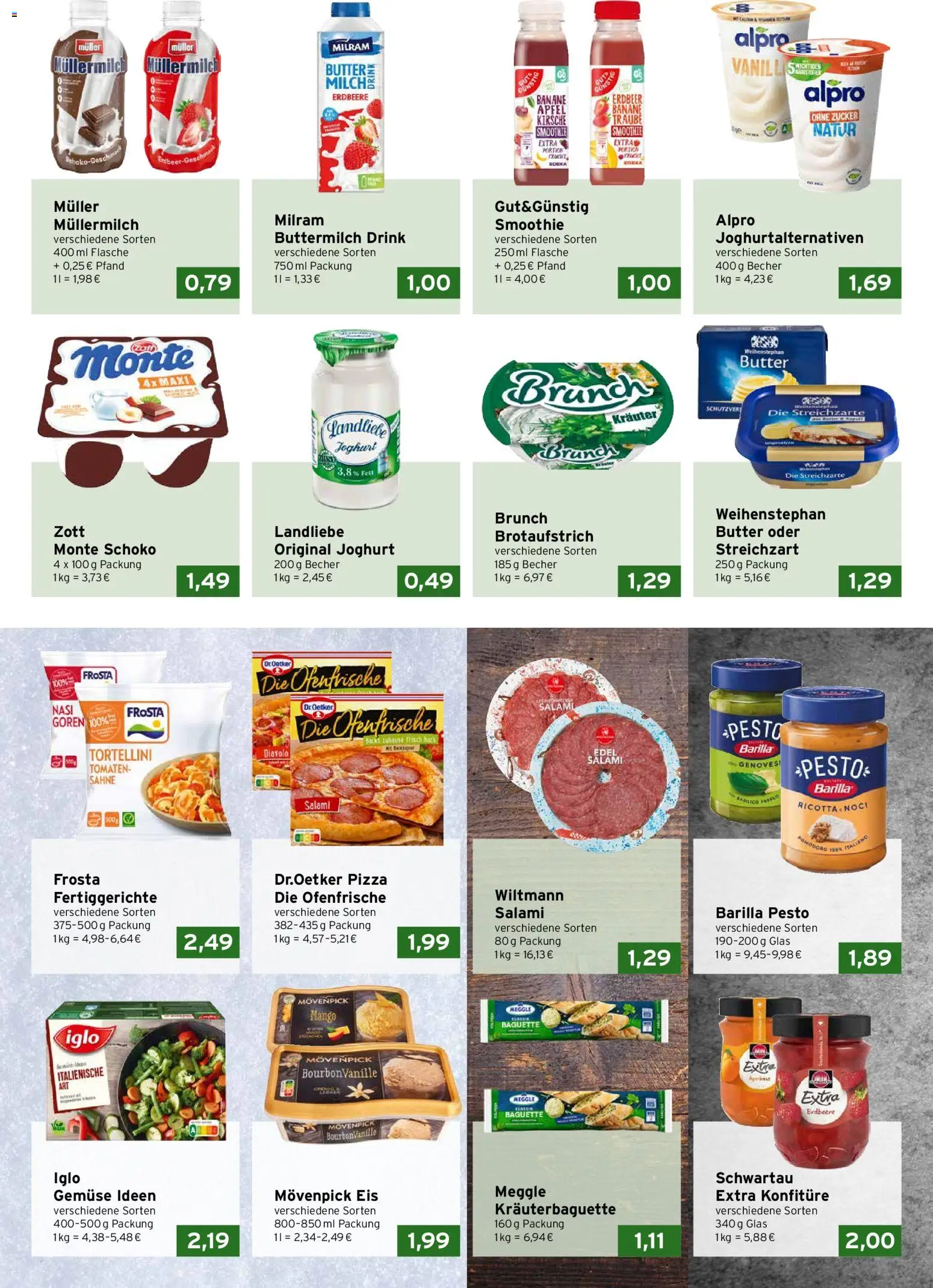 CAP Markt Prospekt – gültig ab 24.08.2026 | Seite: 2 | Produkte: Buttermilch, Iglo, Äpfel, Milram