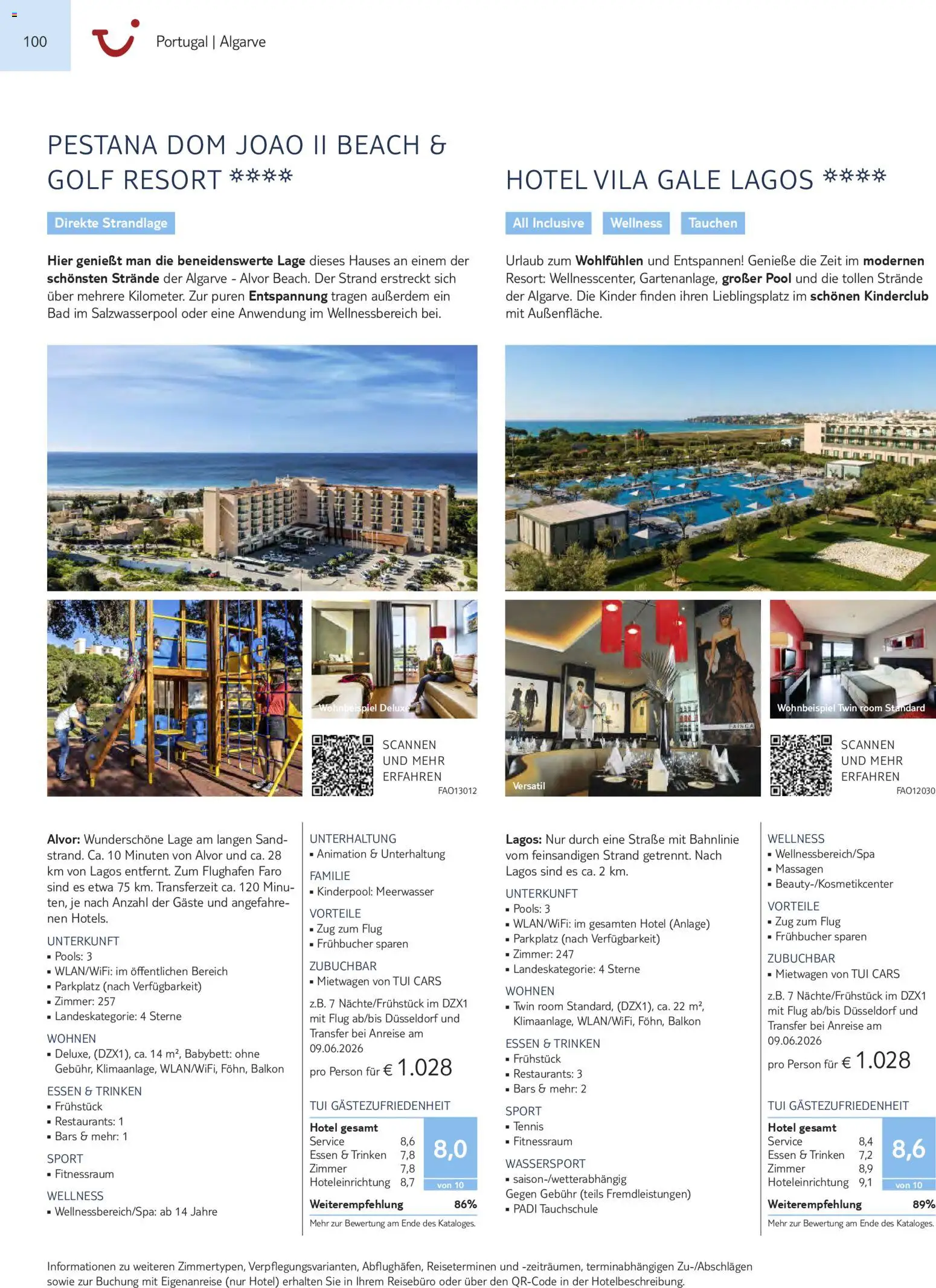 TUI Prospekt Südeuropa & Nordafrika 2026/27 – gültig ab 03.03.2026 | Seite: 100 | Produkte: Babybett, Bad