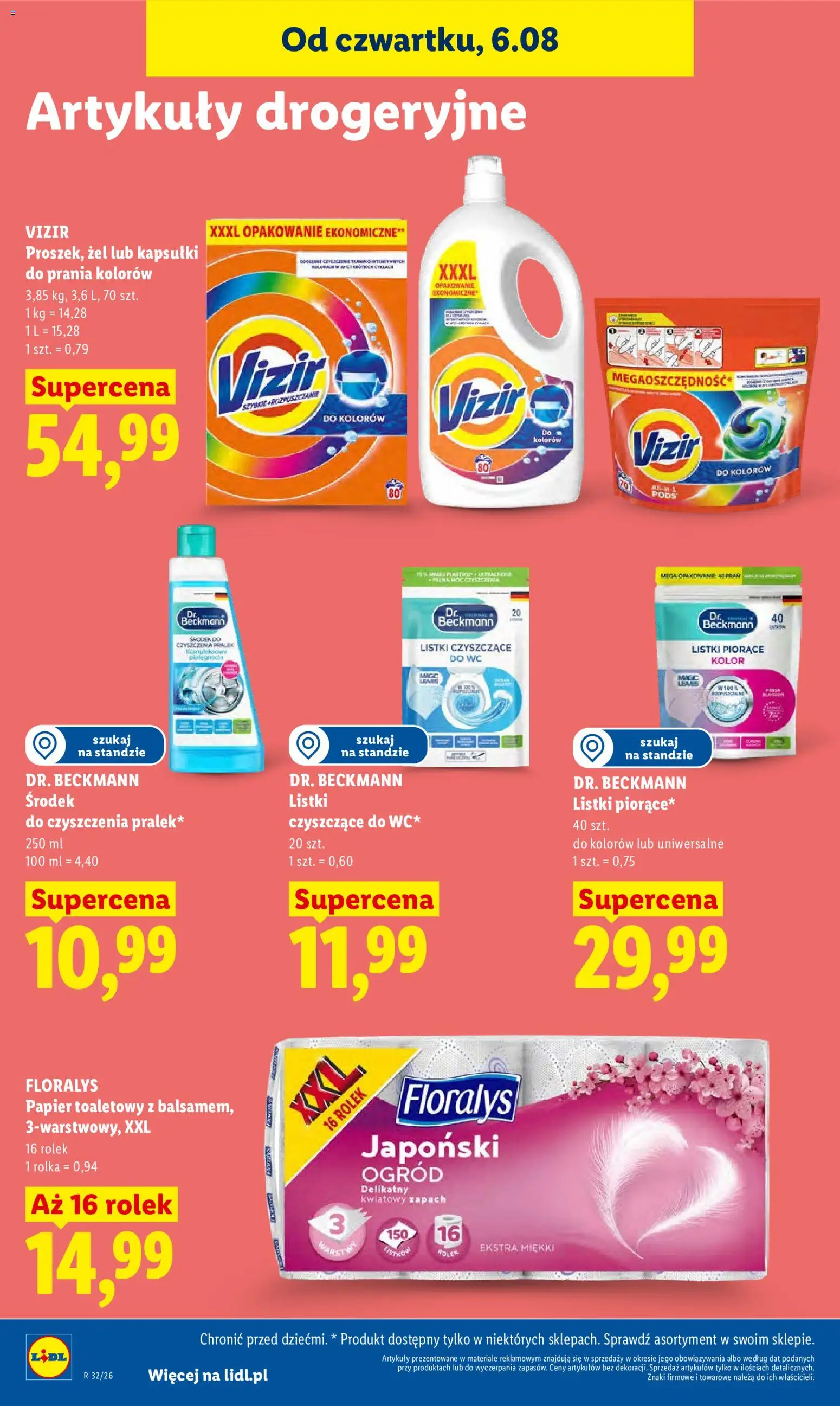 Lidl Polsko leták od 06.08.2026 | Strana: 86 | Produkty: Wc
